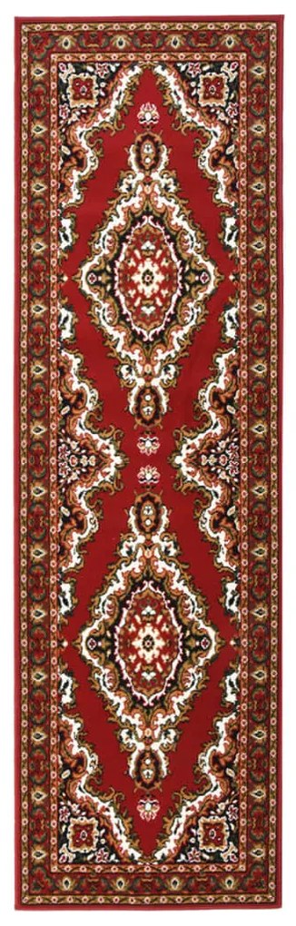 vidaXL Passadeira 60x250 cm polipropileno vermelho oriental