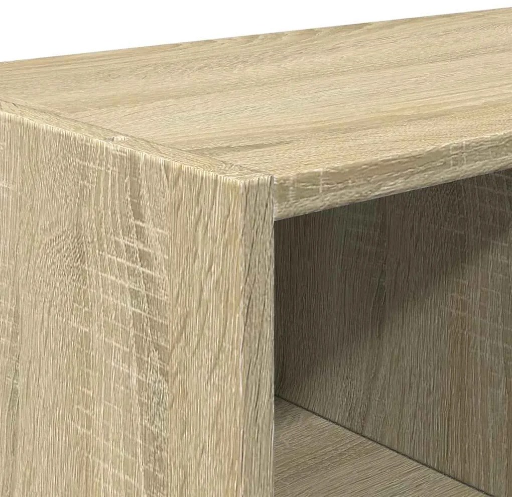 Sapateiras 2 pcs empilháveis 89,5x30x40 cm carvalho sonoma