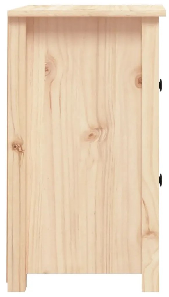 Mesa de cabeceira 40x35x61,5 cm madeira de pinho maciça