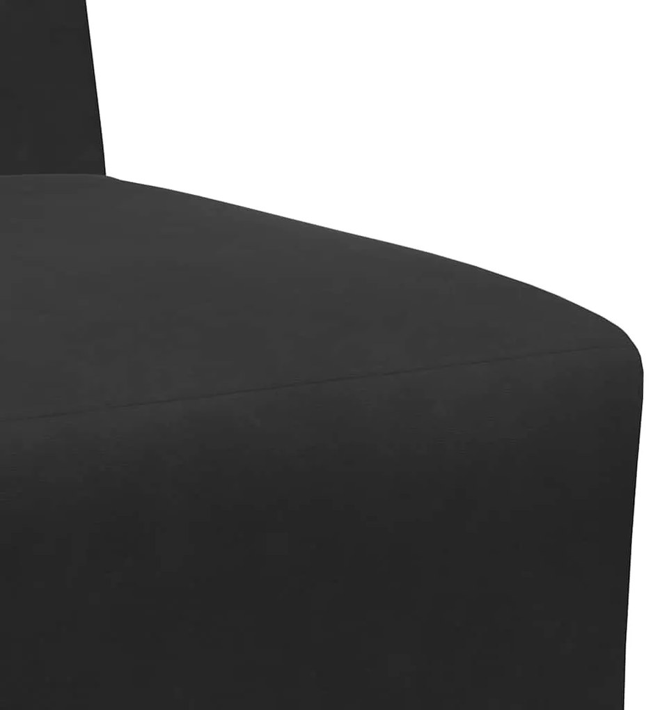 Poltrona 55 cm veludo preto