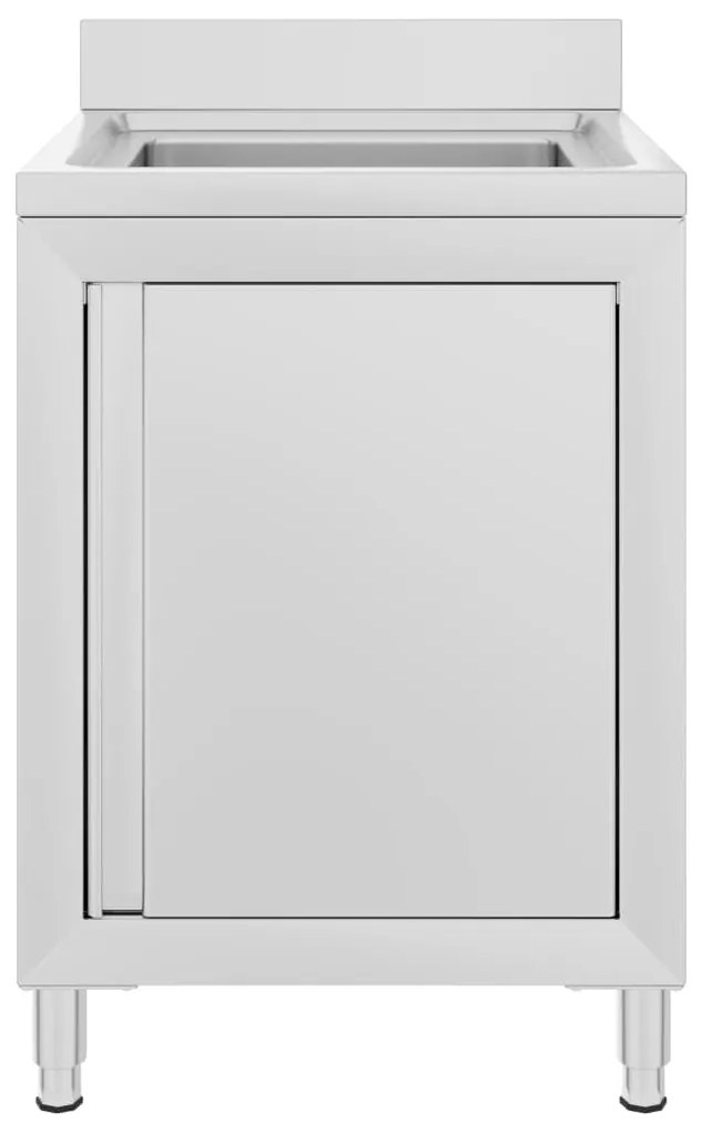Armário p/ lava-louça cozinha comercial 60x60x96cm aço inoxid.