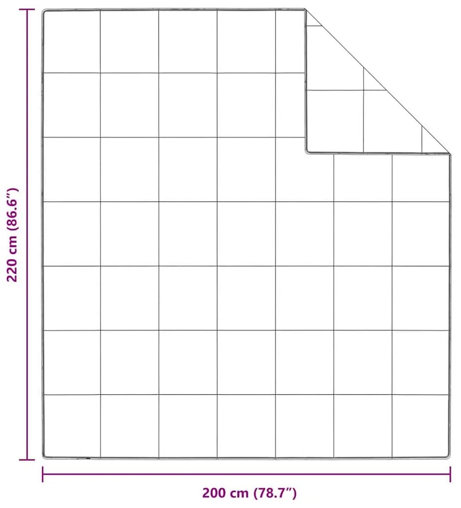 Cobertores e Edredons Branco 200 x 220 cm Penugem