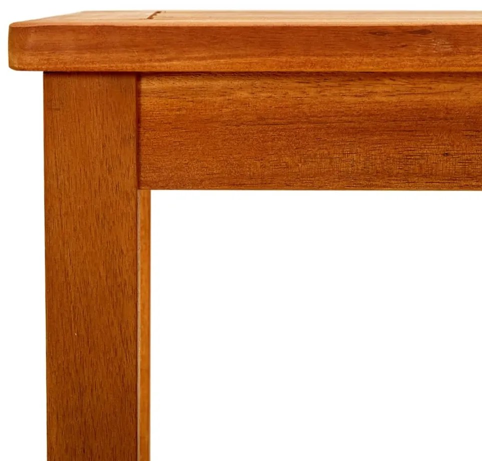 Mesa de centro p/ jardim 70x40x36 cm madeira de acácia maciça