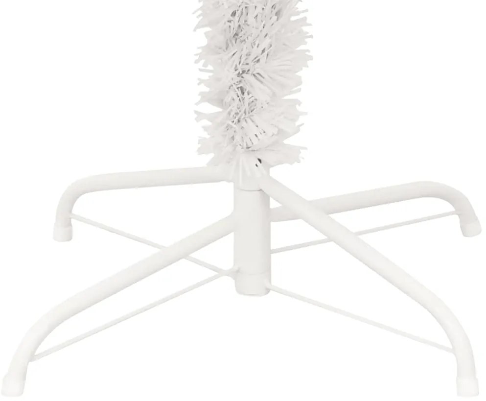 Árvore de Natal rotativa pré-iluminada + suporte PVC branco