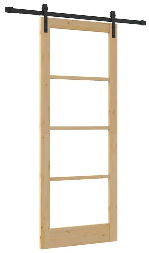 Porta Deslizante vidaXL com Conjunto de Hardware 'ORKDAL'83x211 cm