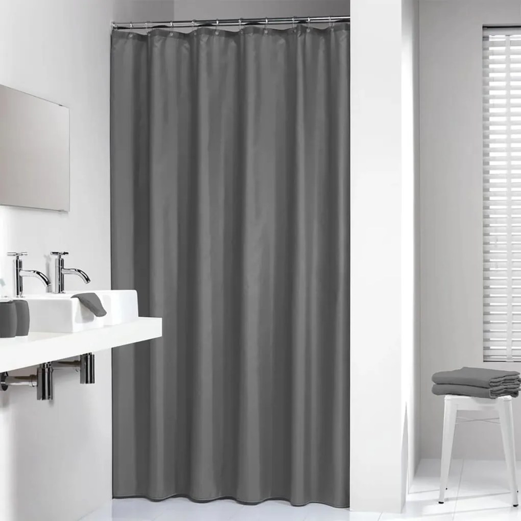 436876 Sealskin Cortina de duche Madeira 240x200 cm cinzento