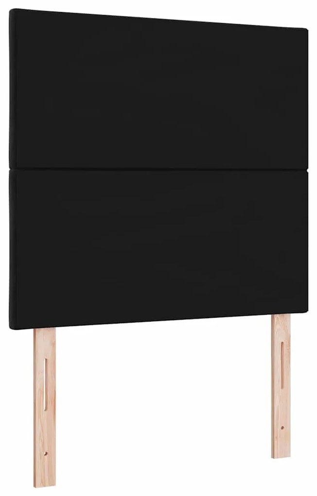 Cabeceira LED Blocos de Diamante Preto 100 cm Veludo