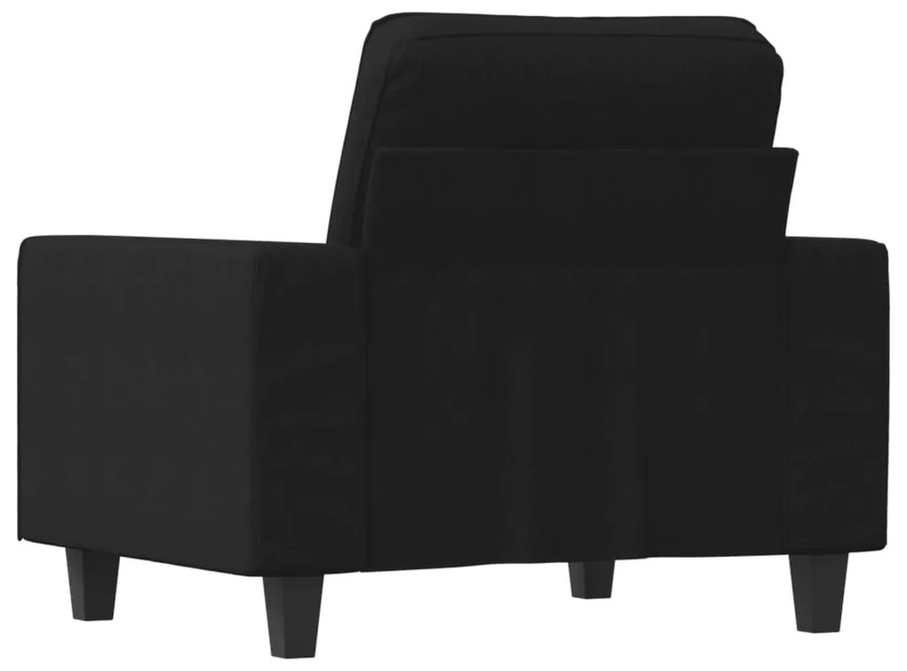 Poltrona 60 cm tecido preto