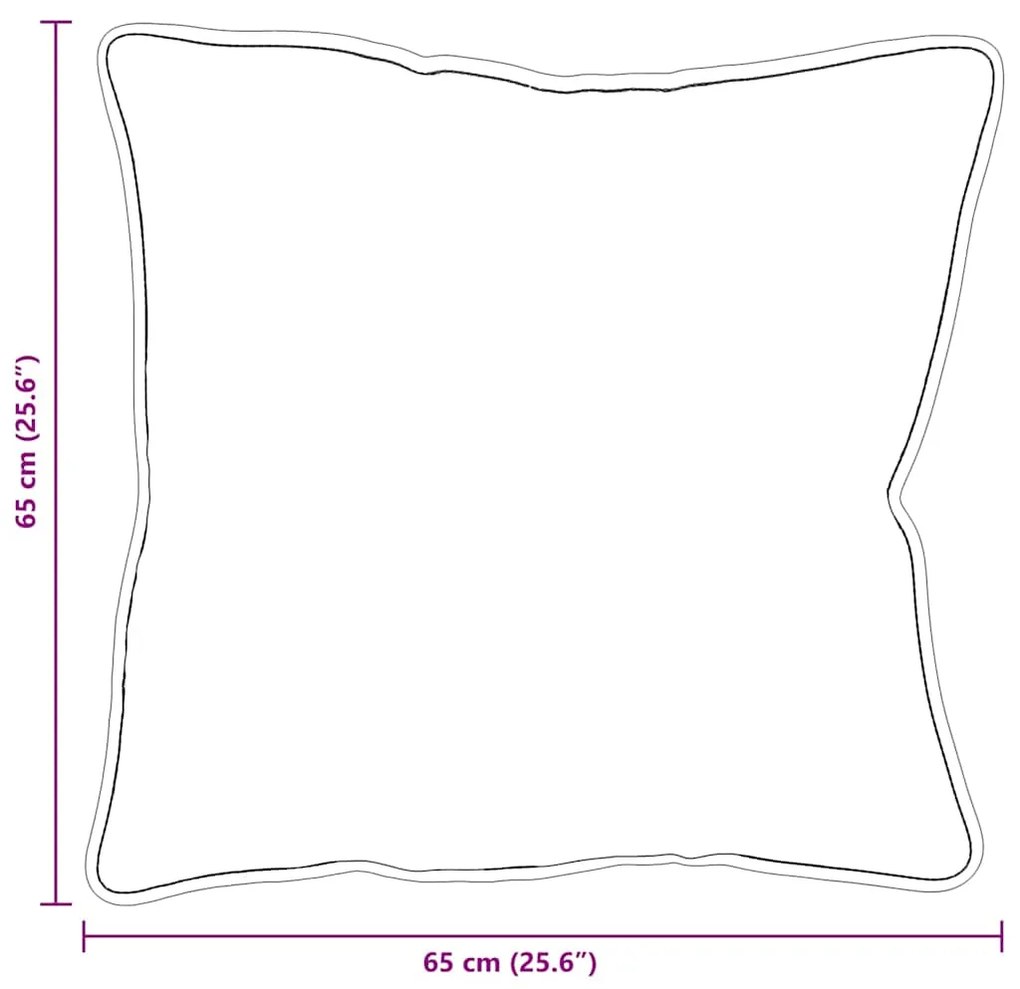 Travesseiros 2 pcs Branco 65 x 65 cm 85gsm 100% poliéster