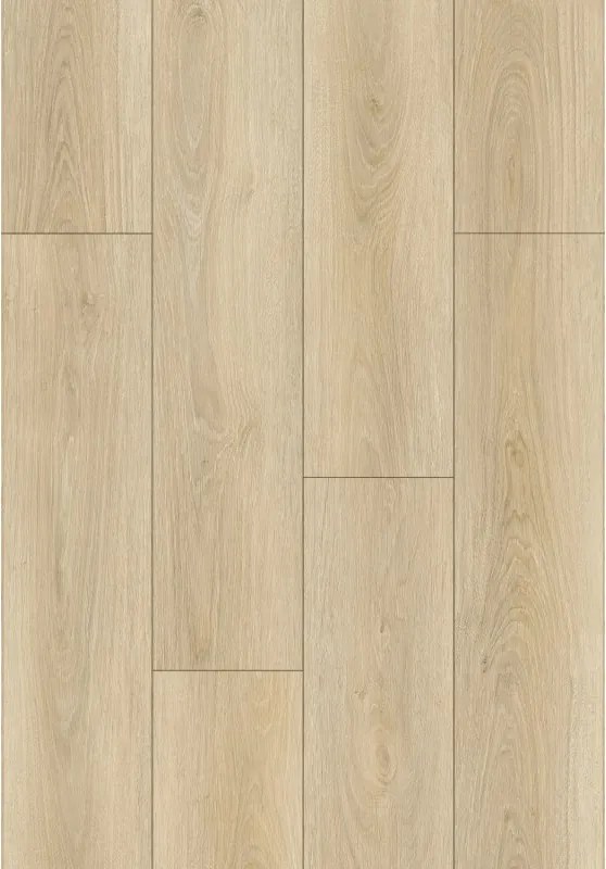 Mexen Kinston painéis vinílicos 1240 x 182 mm SPC 6,5 mm, contrapiso IXPE 1,5 mm, 4 V-Fuga, Carvalho