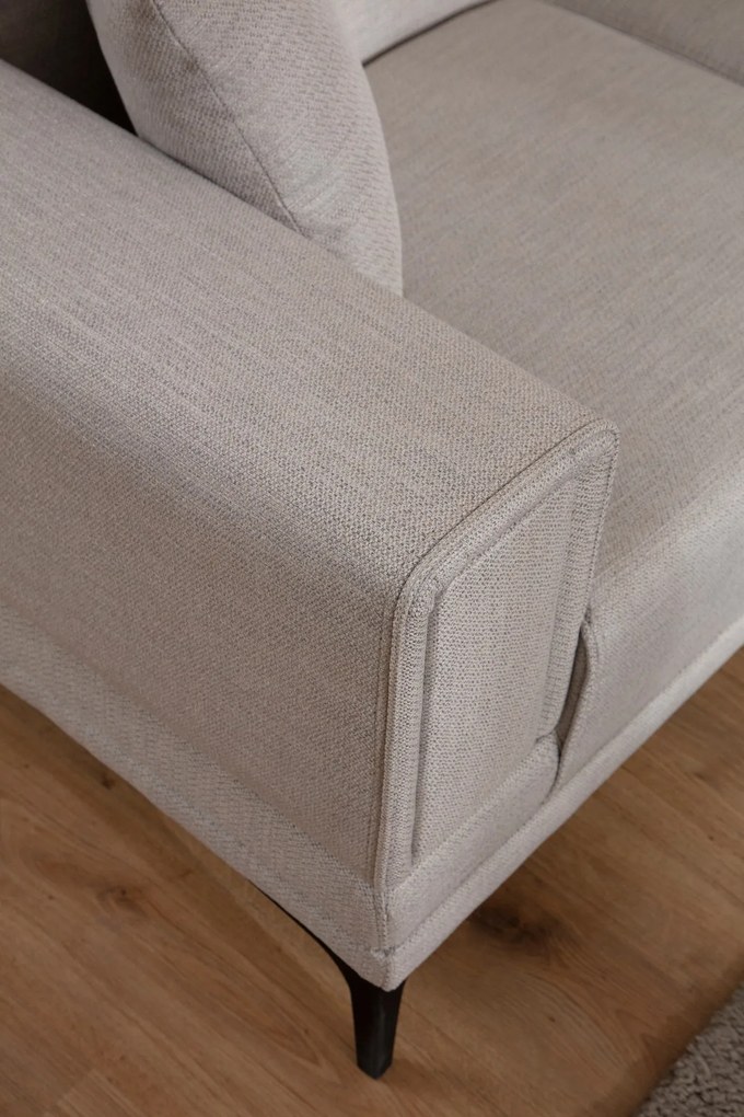 Sofá-Cama de 3 Lugares Horizon – Ecru – 215x85x77 cm