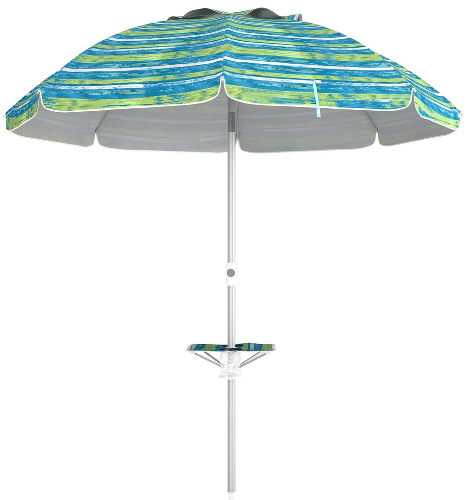Chapéu de Sol de Praia Ø190x215 cm Chapéu de Sol para Terraço com Incl