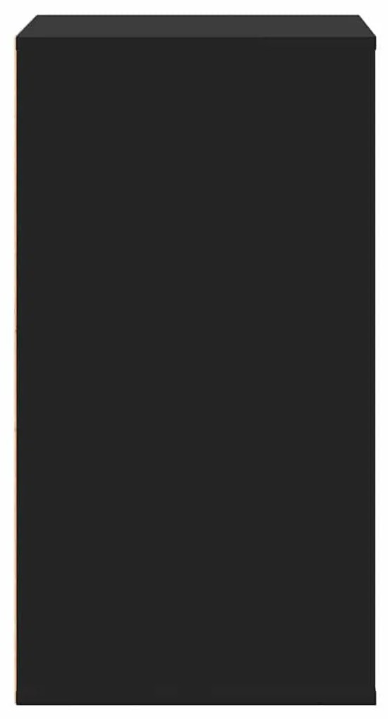 Cómoda com 4 Gavetas - 60x41x76 cm - derivados de madeira - preto