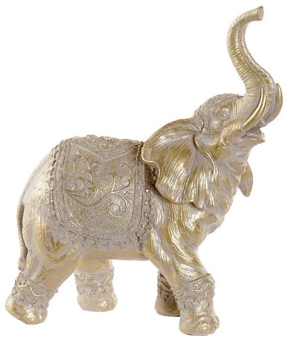 Figura Decorativa DKD Home Decor Resina Elefante (22 x 10 x 26 cm)