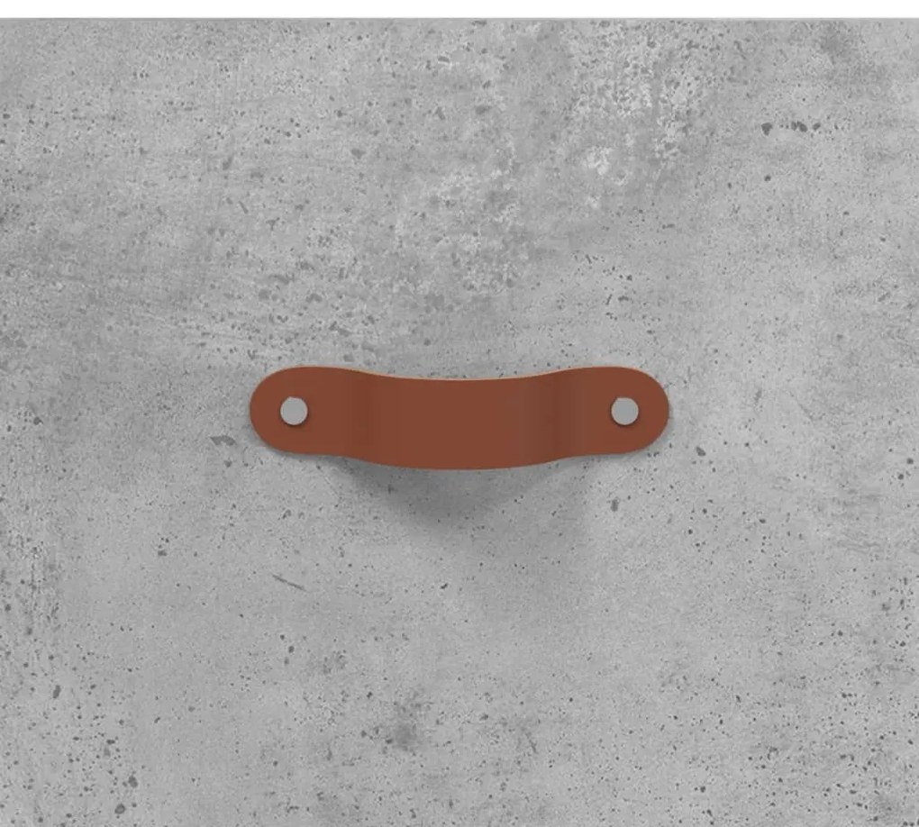 Mesas de cabeceira parede 2 pcs 35x35x20 cm cinza cimento