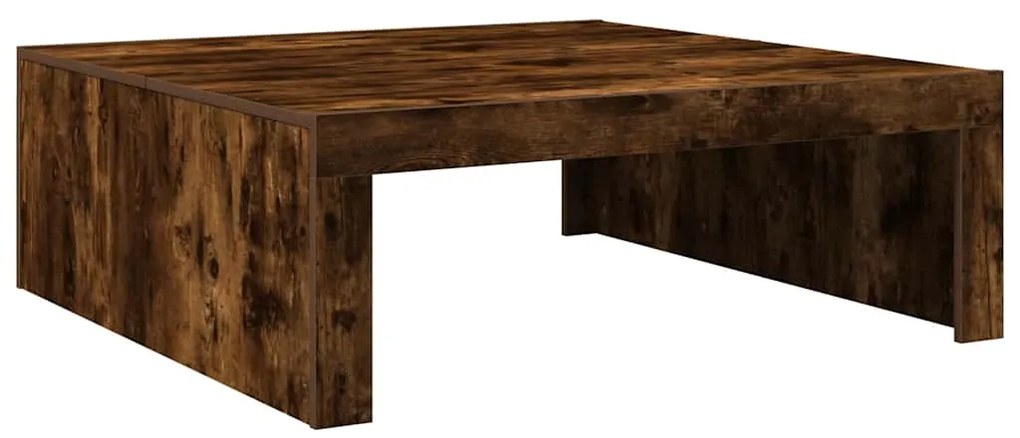 Mesa de centro 100x100x35 cm derivados madeira carvalho fumado