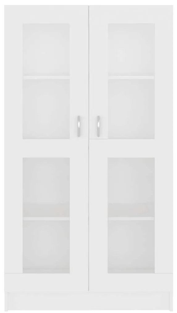 Armário vitrine 82,5x30,5x150 cm derivados de madeira branco