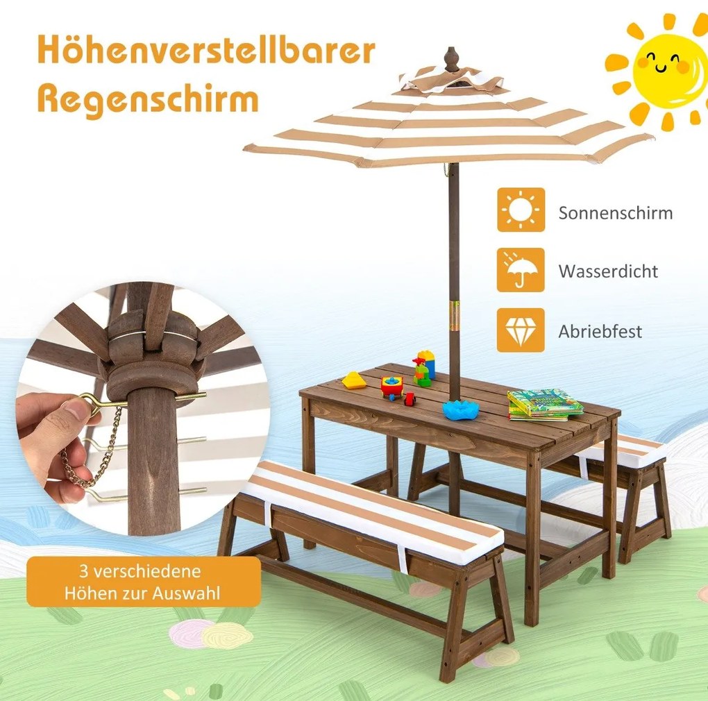 Conjunto de balanço externo 3 em 1 com estacas de solo para jardim/quintal/parque