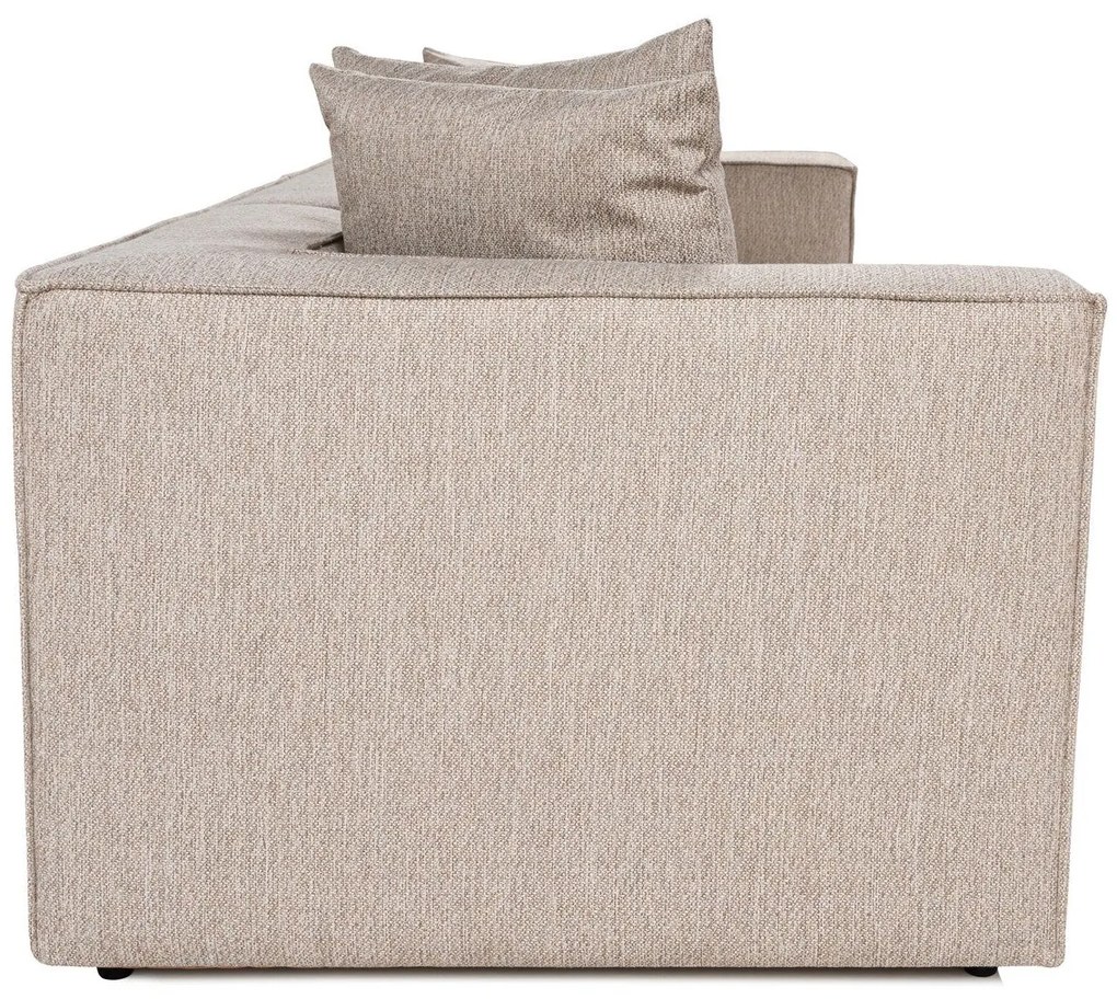 Sofá de 3 Lugares Sora – Bege Areia – 270 cm x 65 cm x 95 cm