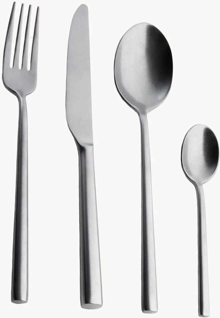 Conjunto de talheres 800, 6 pessoas, conjunto de 24