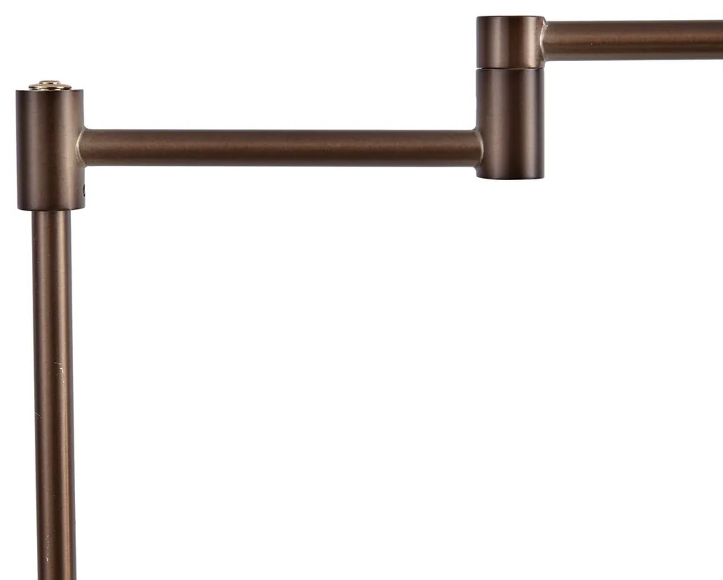 Candeeiro de pé de design bronze escuro incluindo LED com dimmer de toque - Notia