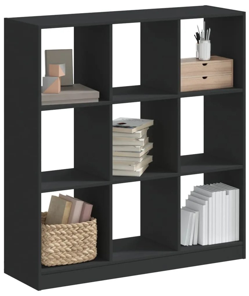 vidaXL Estante 102x32x108 cm derivados de madeira preto