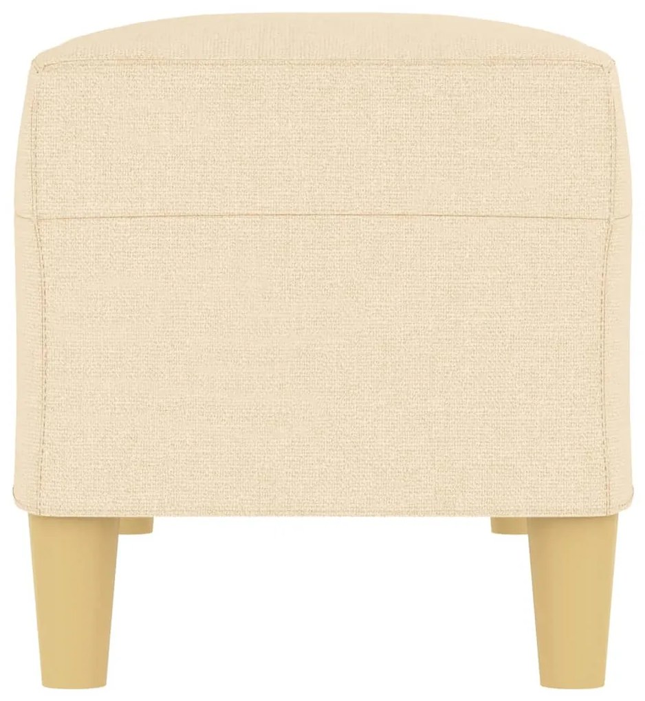 Banco 100x35x41 cm tecido cor creme