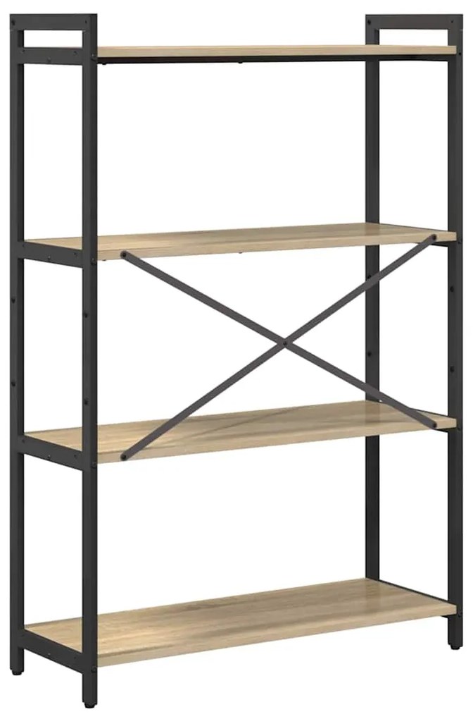 Estante Carvalho sonoma 80 x 30 x 118 cm Aglomerado