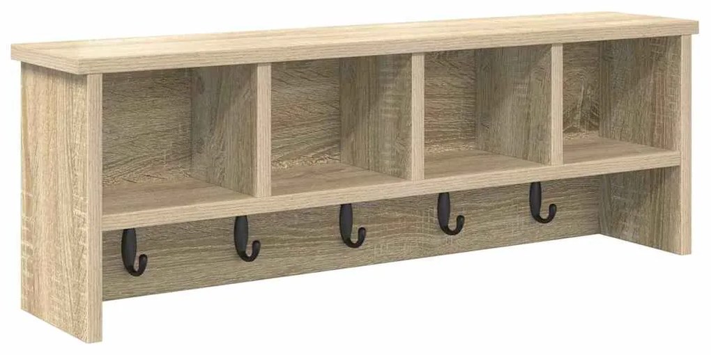 Cabideiro de Parede Carvalho sonoma 75 x 16 x 26 cm