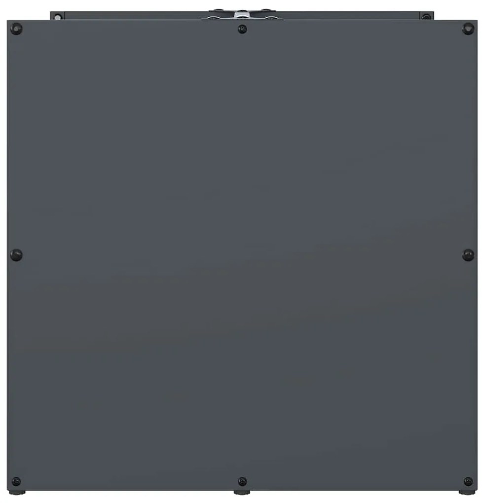 Suporte para lenha 40x40x40 cm aço laminado a frio antracite