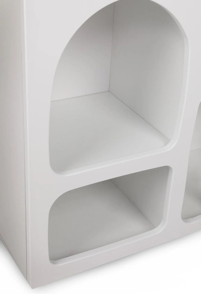 Aparador "Vienna" - Branco - 120x74x37 cm - Design Moderno