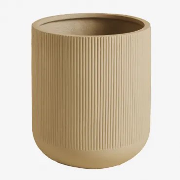 Vaso De Flores Em Polystone Raiden Ø30 Cm - Sklum