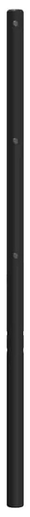 Cabeceira de cama 193 cm metal preto