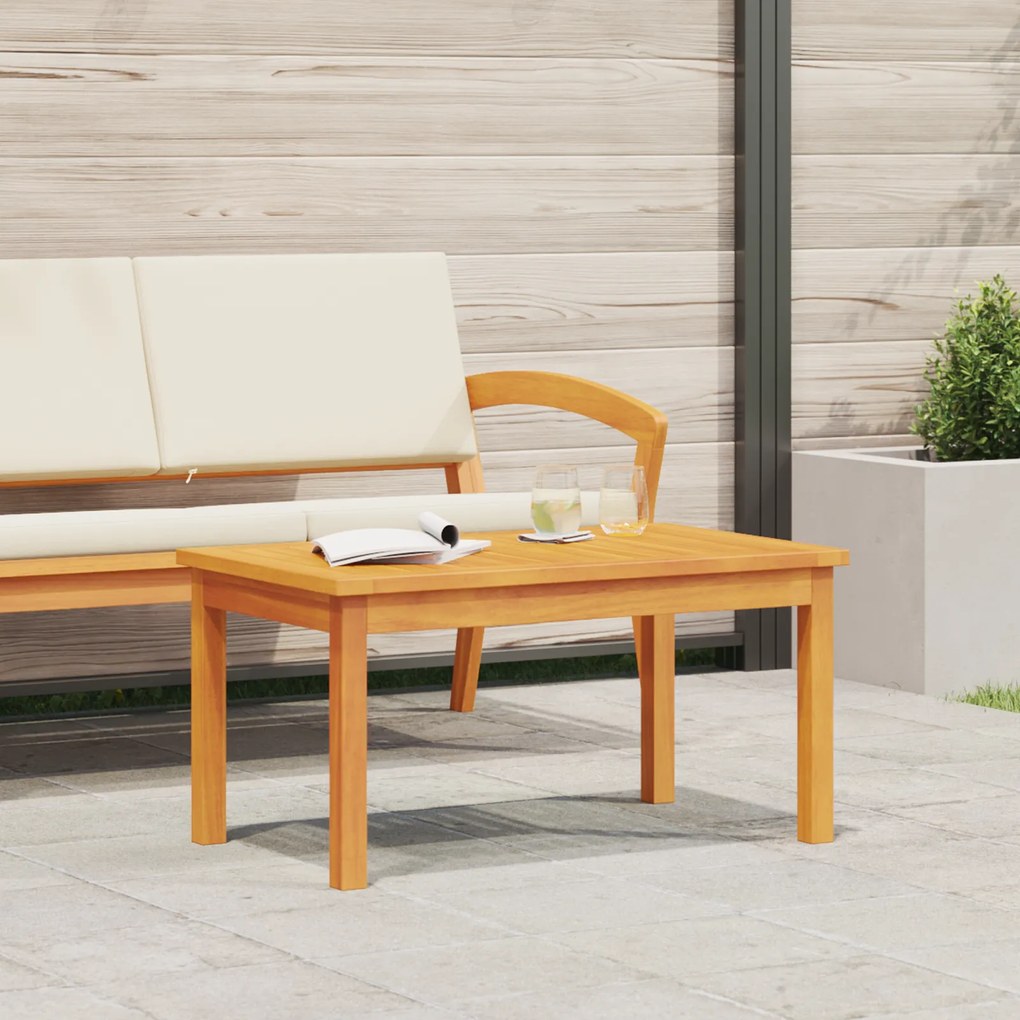 Mesa de Café vidaXL 75x40x38 cm Madeira de Acácia Sólida