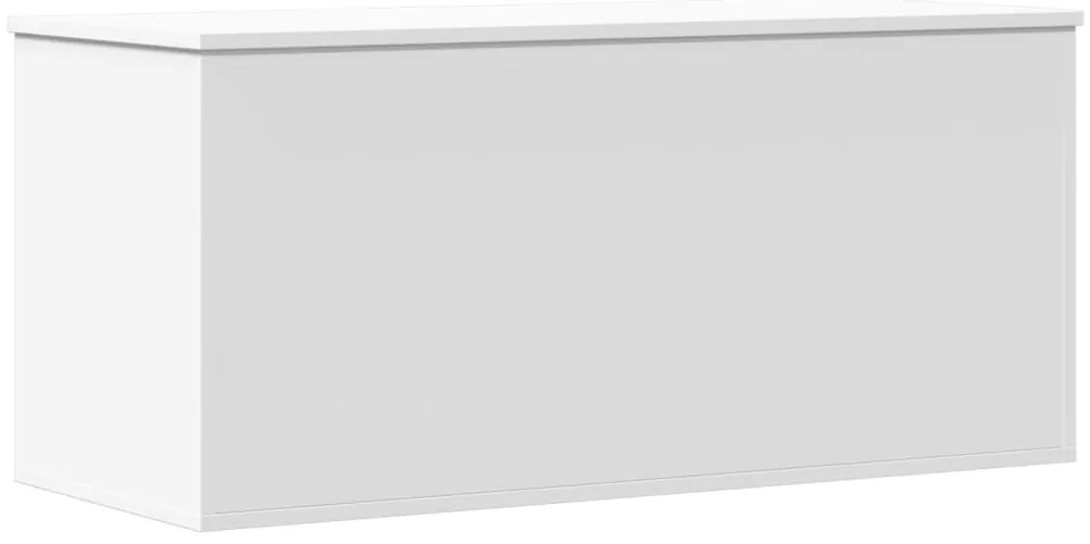 Caixa de arrumação 100x42x46 cm derivados de madeira branco