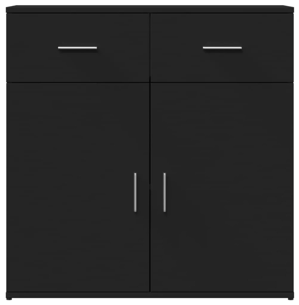 Aparador 79x38x80 cm derivados de madeira preto