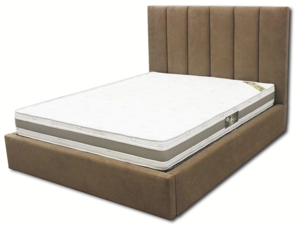 Cama Rose Oxford (Personalizável) - Com estrado elevátorio, 150x195cm