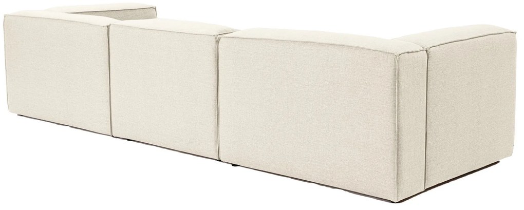 Sofá de 3 Lugares Fora – Ecru – 297x66x105 cm
