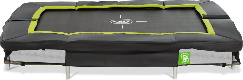 Trampolim desportivo retangular Silhouette 153 x 214 cm - preto