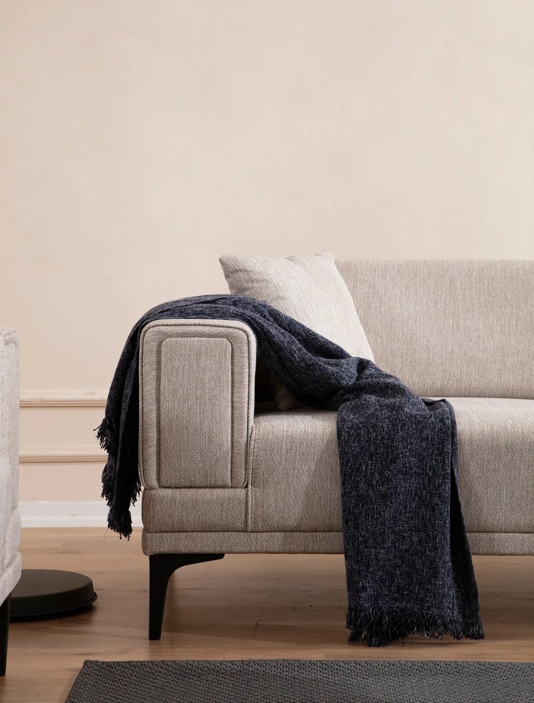 Sofá-cama 3 Lugares Horizon – Castanho Claro – 230x95x77 cm