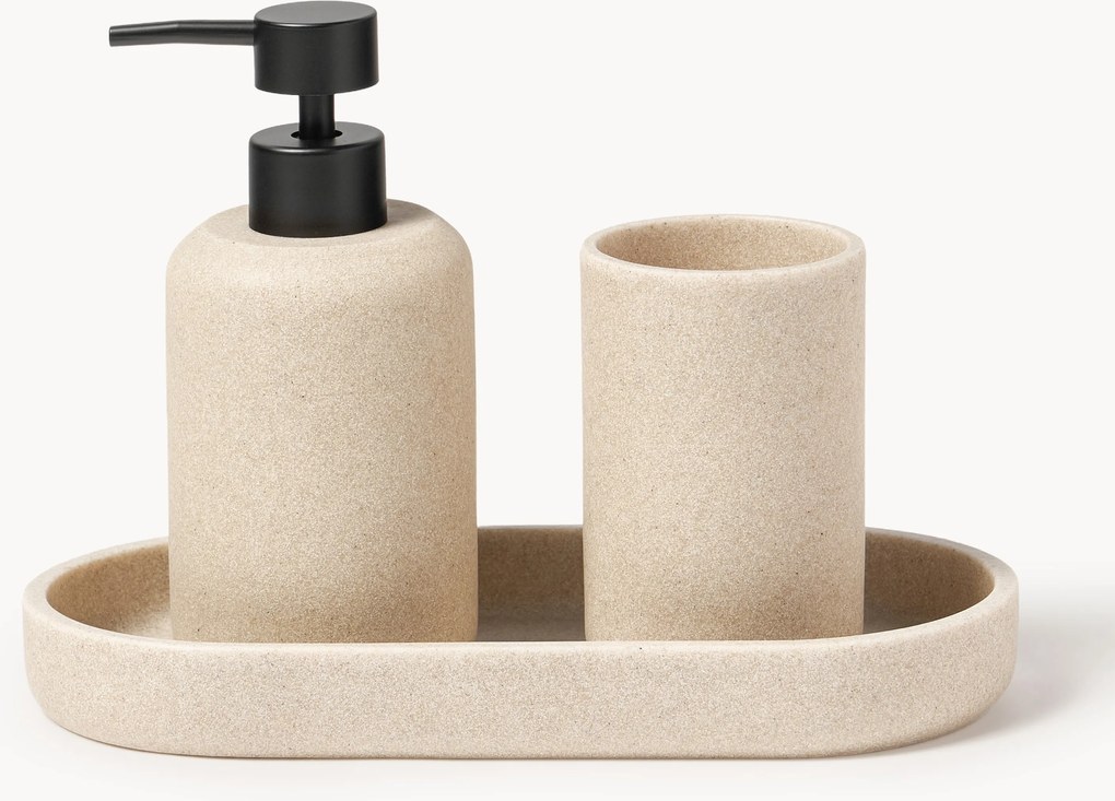 Acessórios de casa de banho Kyle, conjunto de 3