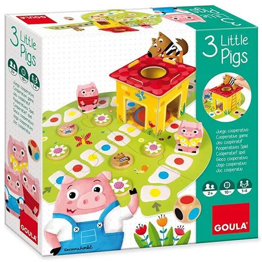 Playset Goula 3 Little Pig Diset Madeira