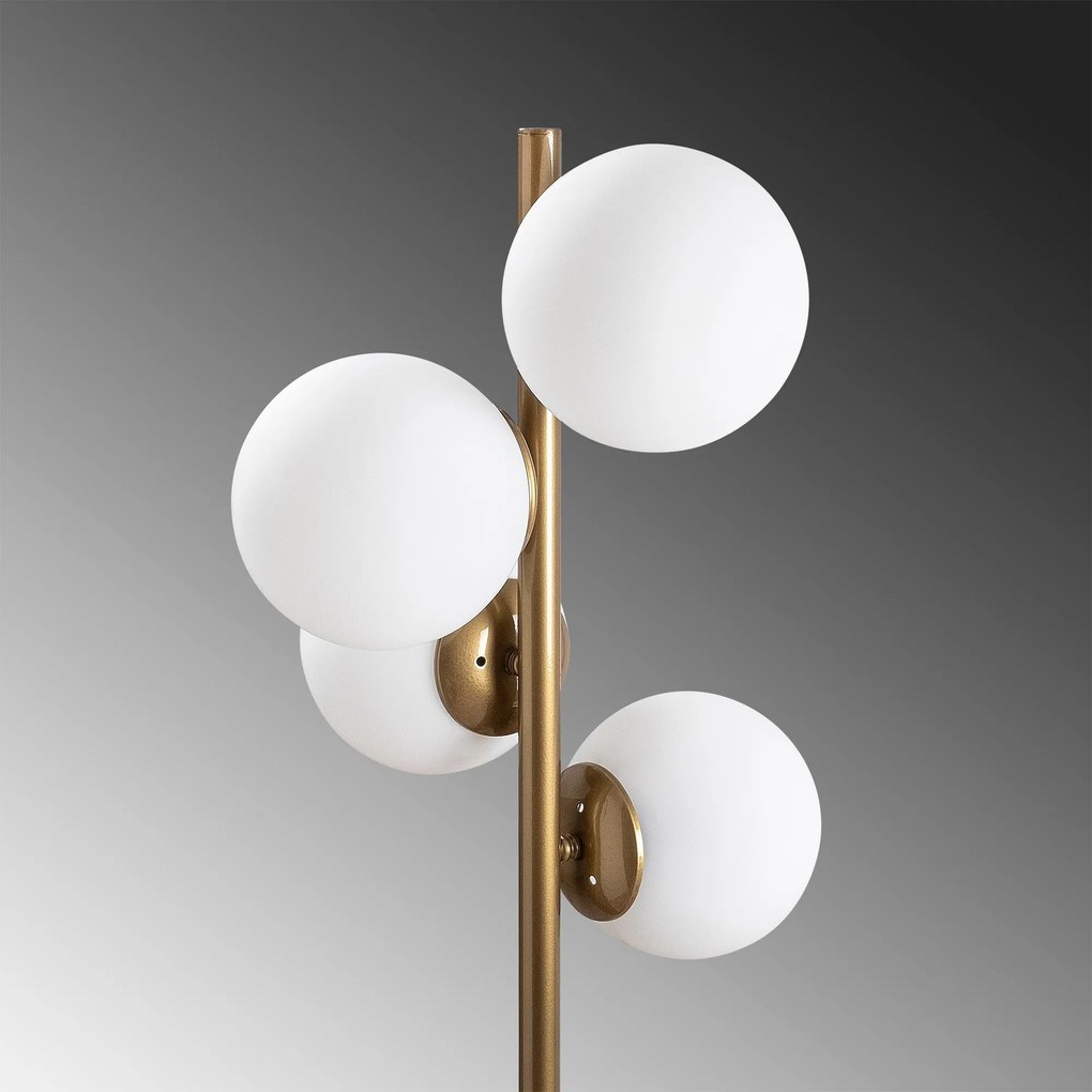 Candeeiro de Pé Faze – Dourado – 32 x 32 x 130 cm