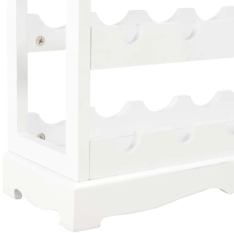 Garrafeira 70x22,5x70,5 cm MDF branco