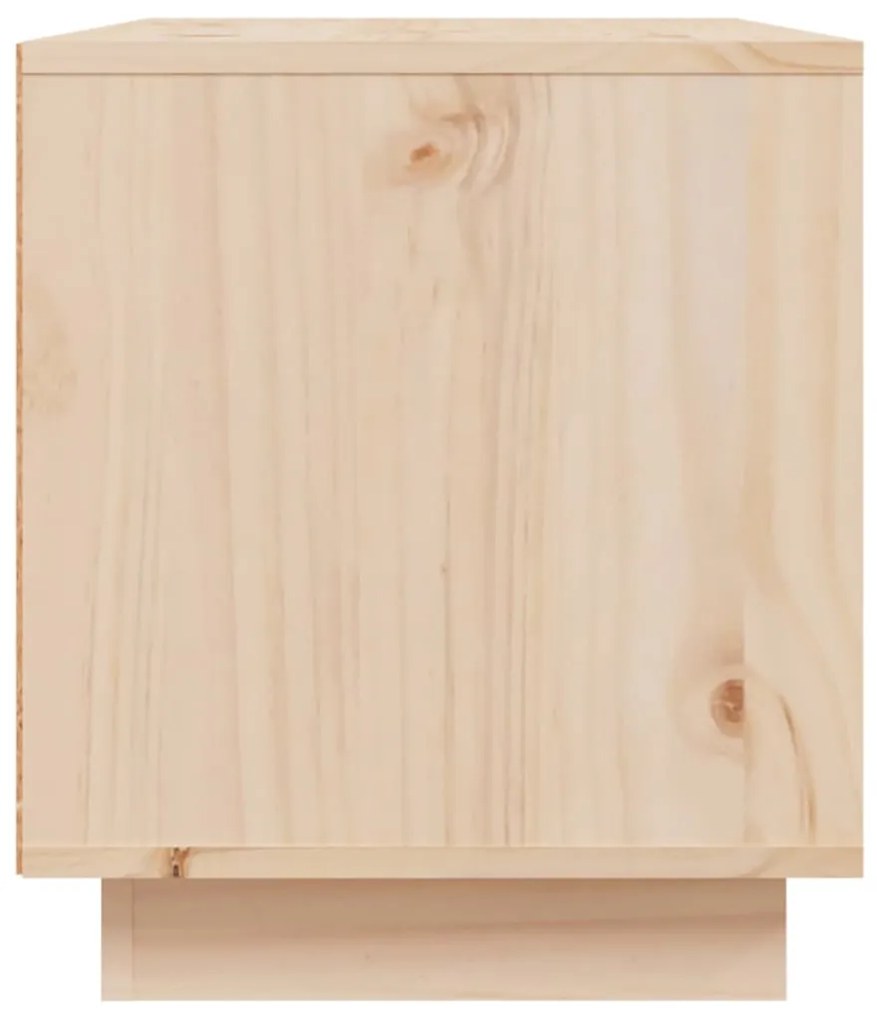Móvel de TV 80x35x40,5 cm madeira de pinho maciça