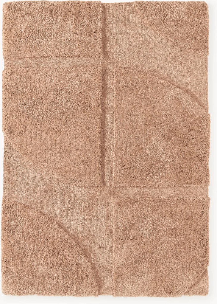 Tapete felpudo com relevo Jade