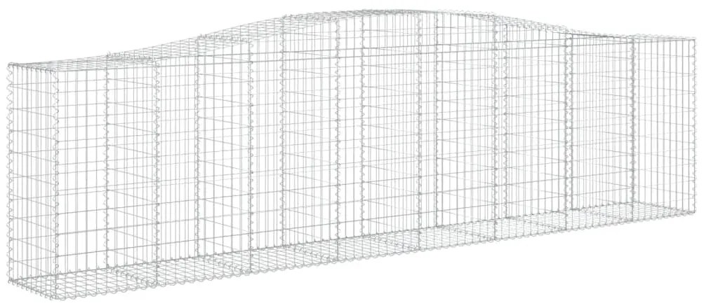 Cestos gabião arqueados 5pcs 400x50x100/120cm ferro galvanizado
