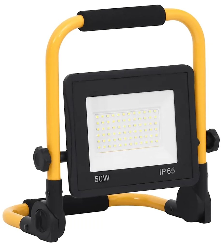 Projetor c/ iluminação LED e pega 50 W branco frio