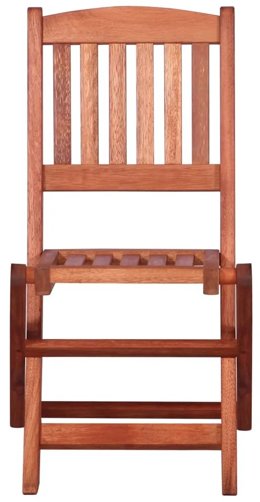 Cadeiras de jantar de criança 2 pcs madeira de eucalipto maciça