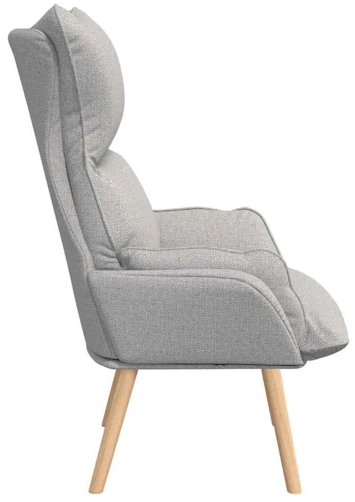 Poltrona Relaxante vidaXL Cinza Nuvem